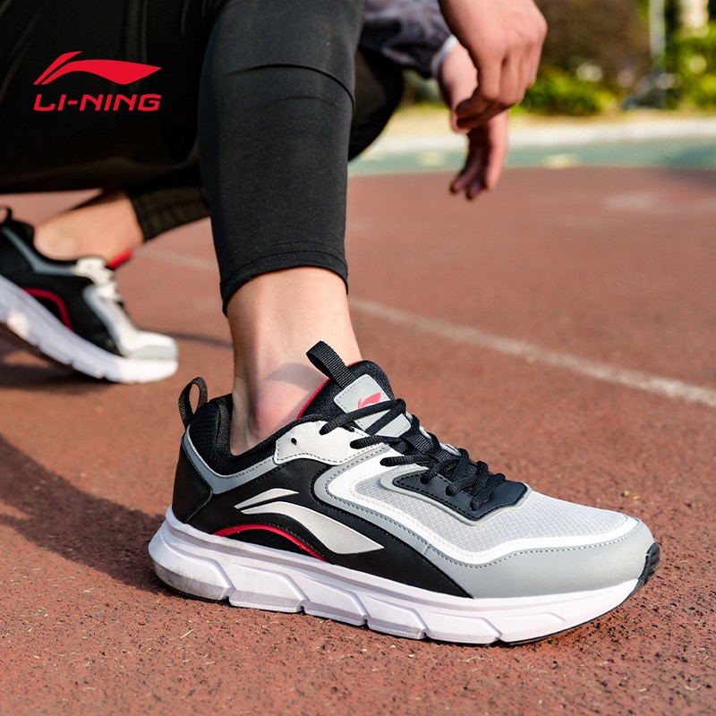 李宁运动鞋男鞋男跑步鞋户外休闲春季李宁岚减震防滑男士旅游慢跑鞋93