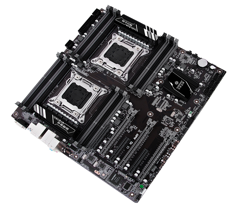 希骏芠 华南x79双路主板cpu套装2011e5服务器内存工作室多开设计渲染