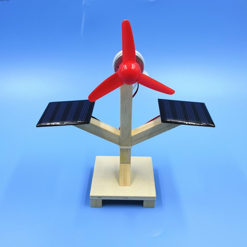 通用技术手工作品高中生新款太阳能风扇带说明书科技小制作材料手工课