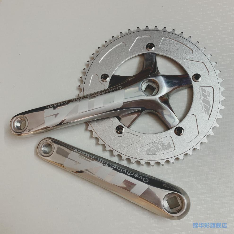 tra固齿社ota死飞自行车场地铝合金竞速牙盘官方旗舰进口pizz黑色48t