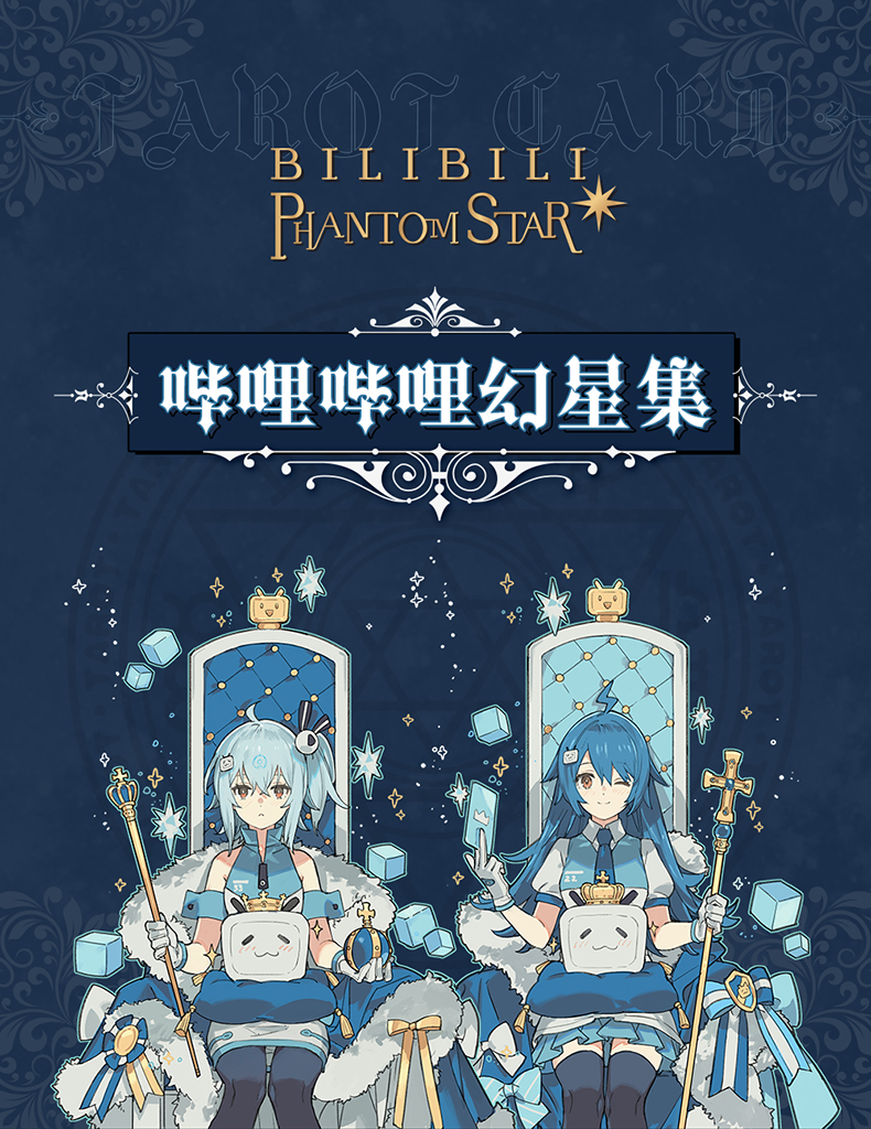 bilibili哔哩哔哩2233幻星集塔罗牌全套28张礼盒全套简约版幻星集塔罗