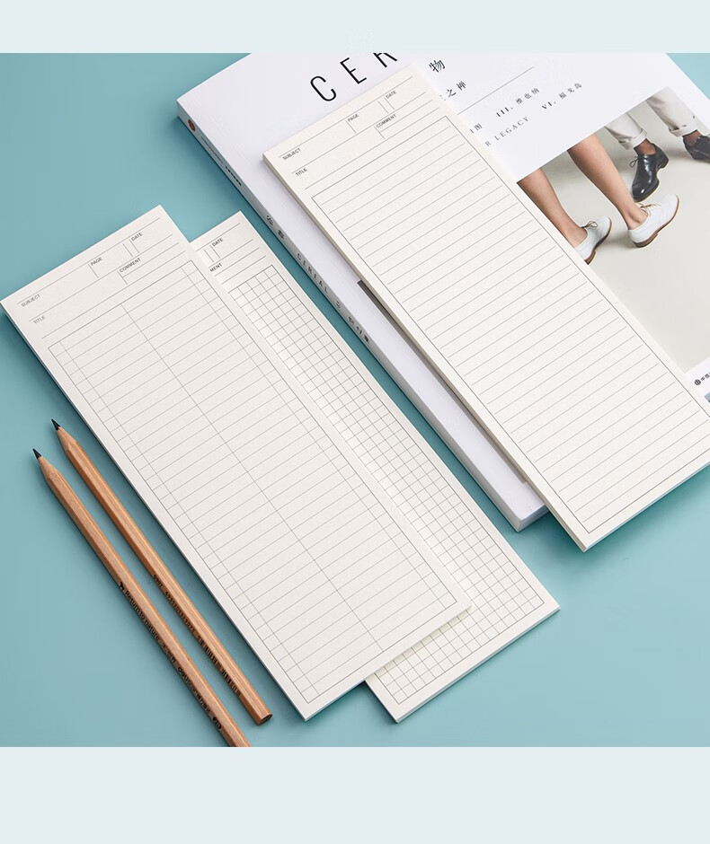 无粘性ins学习可撕留言记事备忘录长条便签本高颜值便利贴学生用便