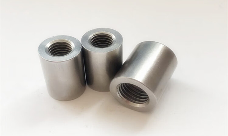 304不锈钢圆柱螺母焊接螺母加长加厚连接螺帽丝杆接头螺柱m3-m20 m8*