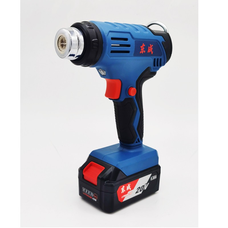 东成锂电高温热风枪汽车专用塑料小型烤枪东城充电热缩管焊枪dcqb550