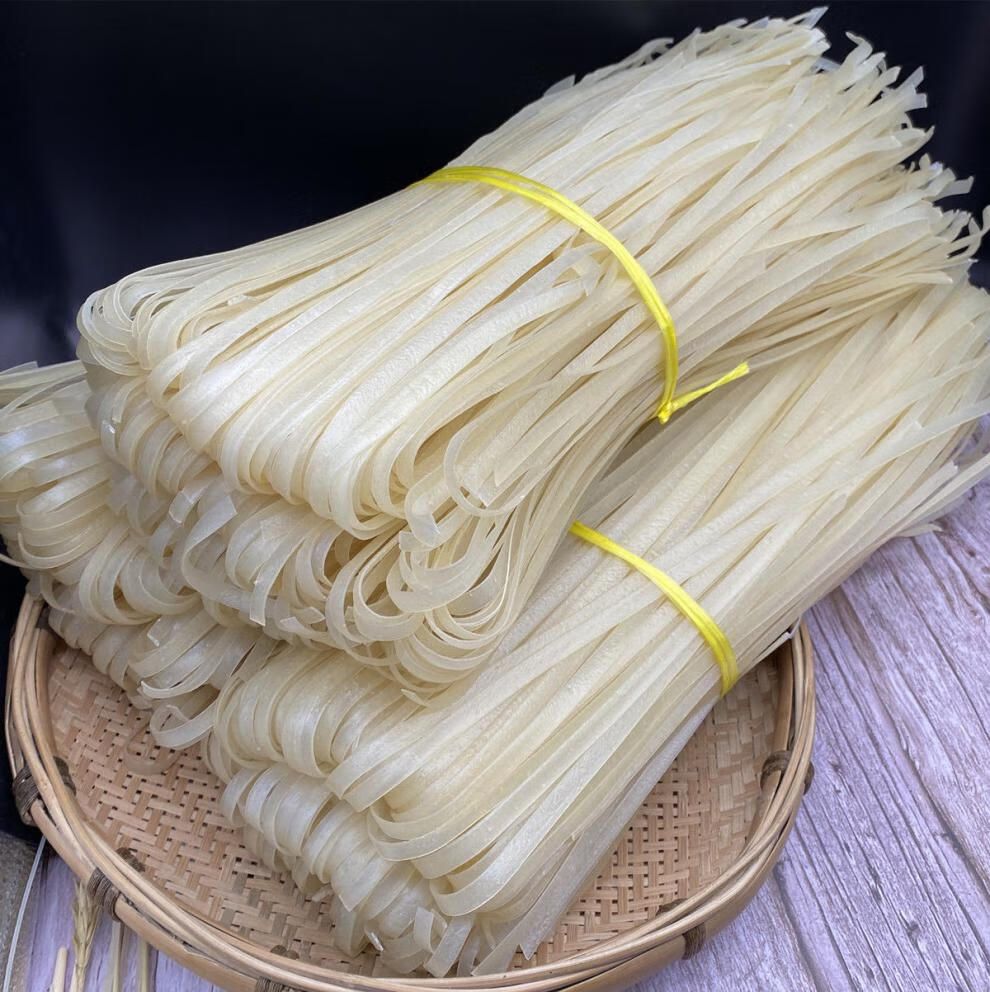 贵州特产米粉 干宽粉 羊肉粉 牛肉粉用粉 铜仁干米粉扁粉干米皮 5斤装