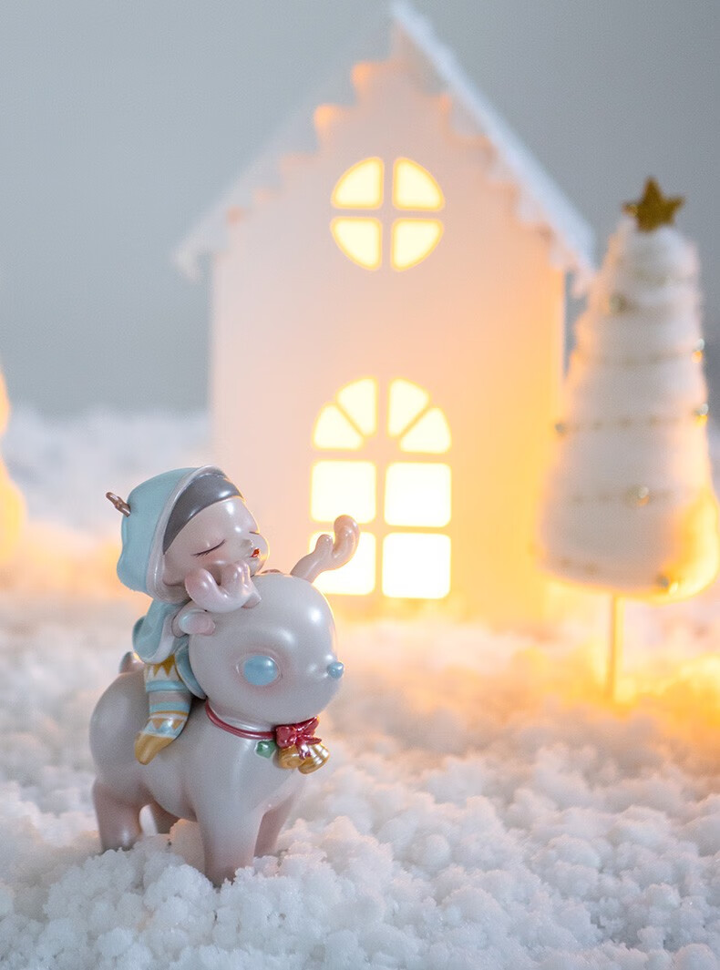 可米生活白夜童话圣诞限定雪夜精灵珠光蓝mini 珠光蓝mini