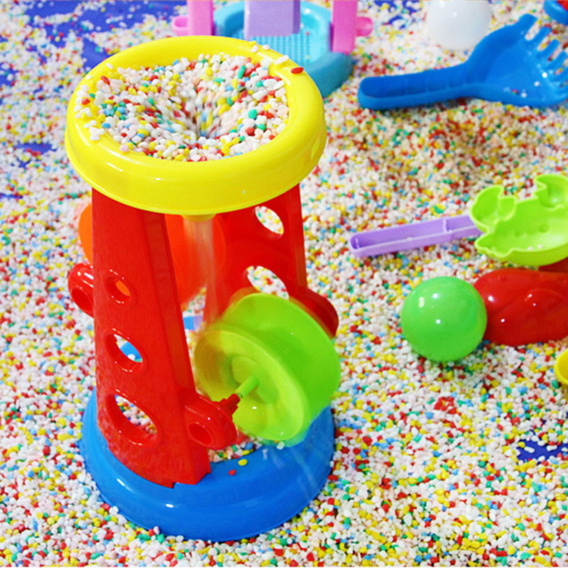 折叠围栏彩石沙儿童健康玩具家用沙池宝宝挖沙玩沙套装彩石沙批发13米