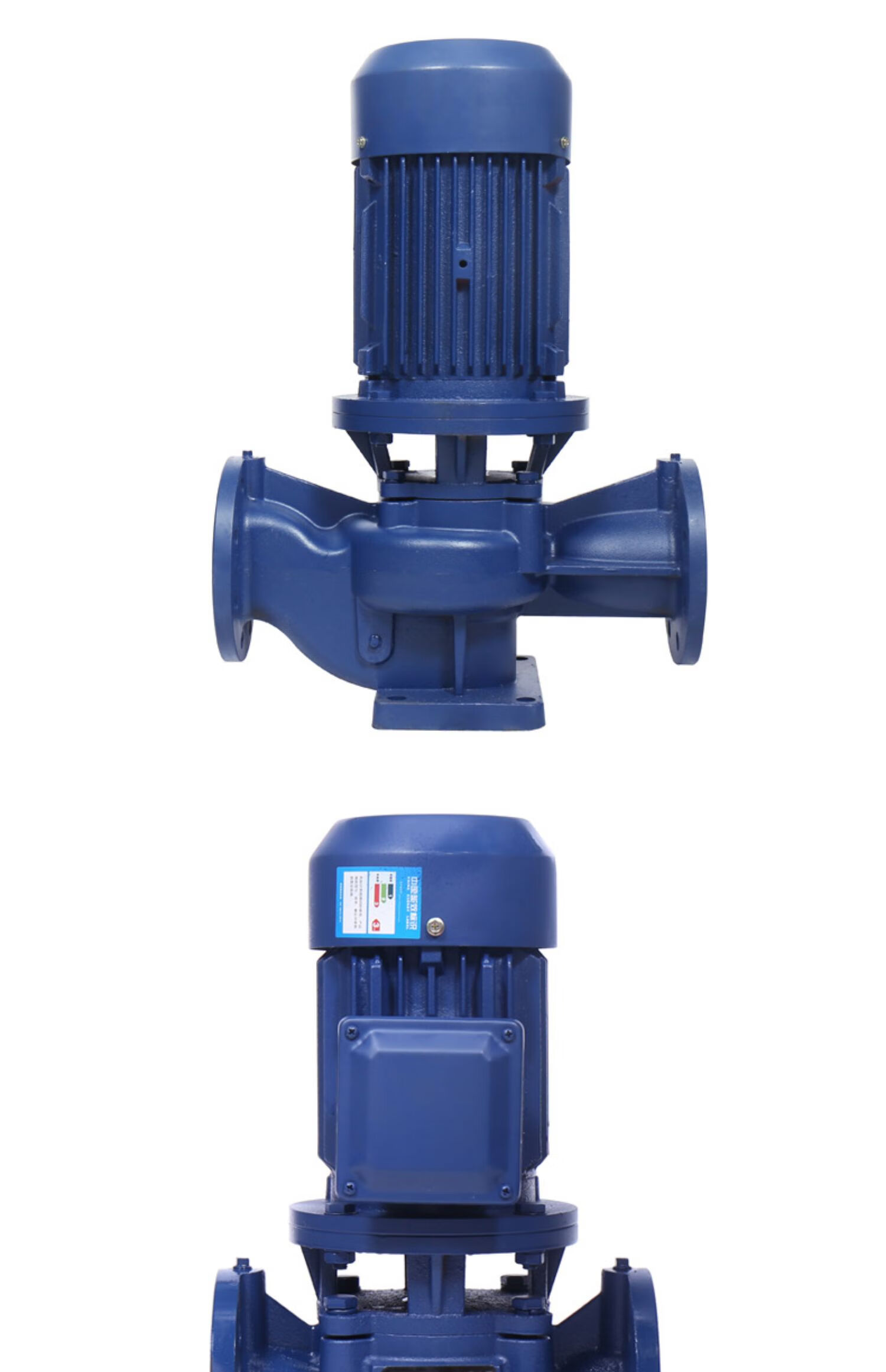 irg立式管道离心泵锅炉增压地暖循环泵380v冷热水工业抽水机 irg100