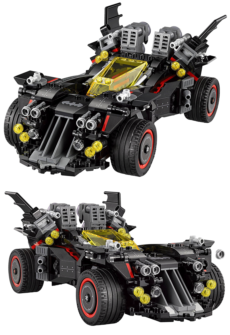 乐高lego蝙蝠侠战车积木同款70917蝙蝠侠合体战车狐蝠喷气机男孩力