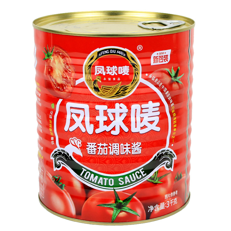 凤球唛番茄沙司850g1kg3kg勾芡糖醋鱼罗宋汤调味番茄酱披萨薯条1kg1瓶
