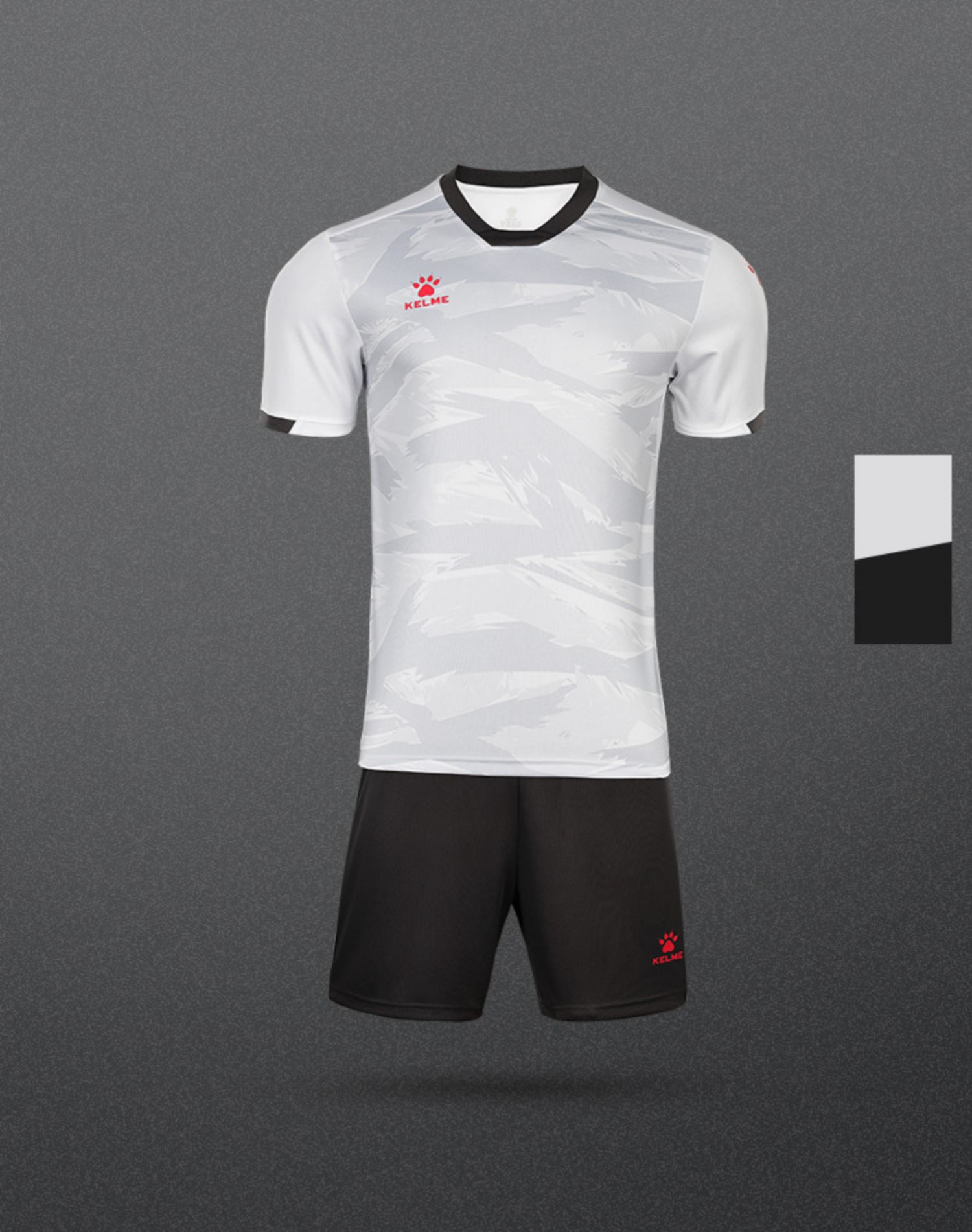 kelme/卡尔美足球服套装男比赛球服个性定制短袖球衣透气训练服8151zb