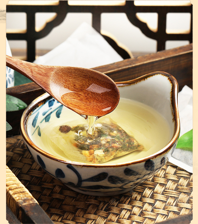 同仁堂与婉明玉米须桑叶茶盒装可搭黄花磷酸茶蒲公英火麻仁玉米须茶三