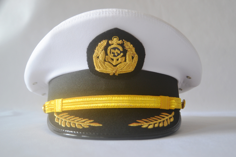 新品美国海美国大盖帽机长大盖帽船员制服高档美军大盖帽 单麦帽檐 s