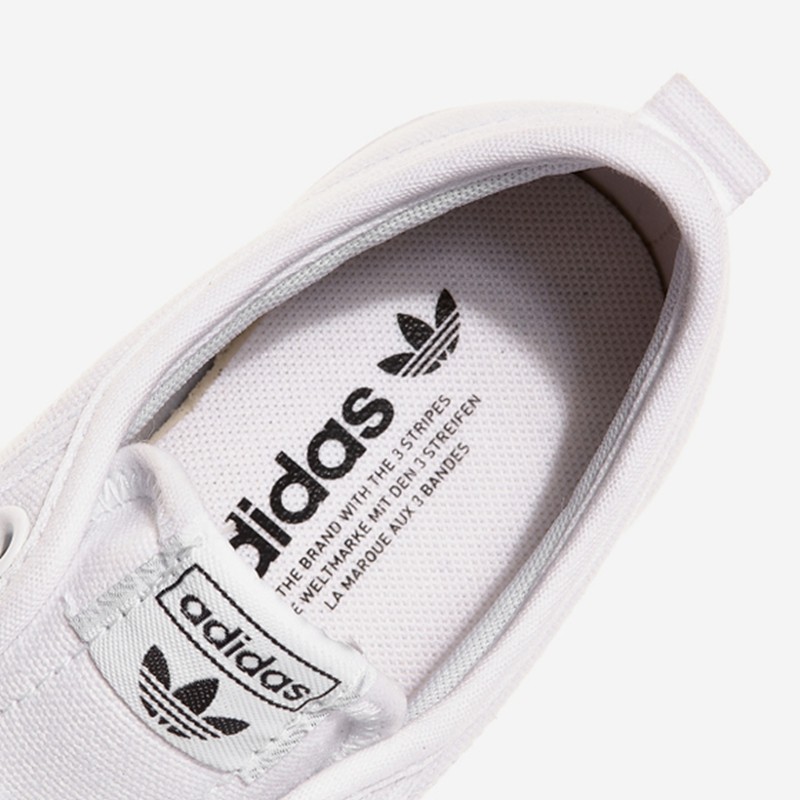 adidas阿迪达斯帆布鞋nizza男女款低帮休闲鞋黑色fw5185260