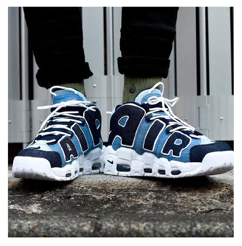 nike 耐克【尖货】 耐克(nike)air uptempo 篮球鞋男士皮蓬大air气垫