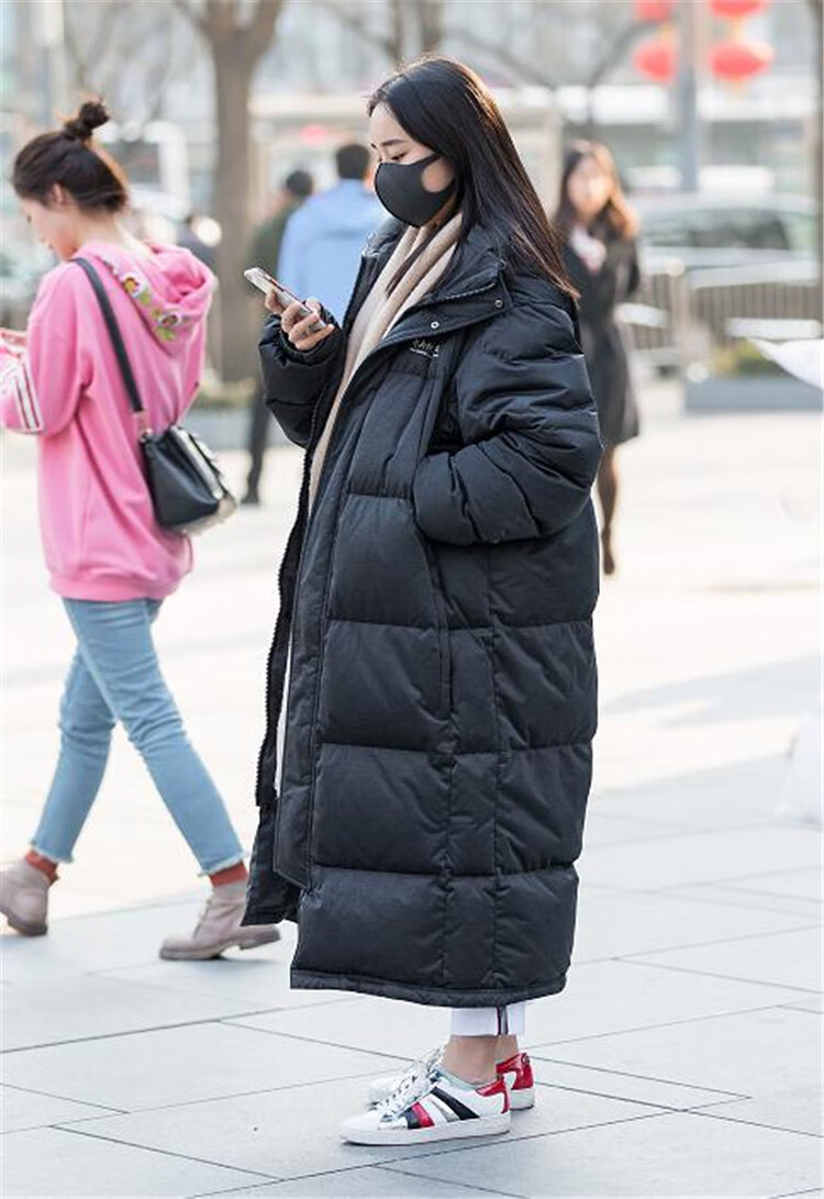 艺考羽绒服学生羽绒服长款定做艺考服饰冬季外套中戏印字校服定制加字