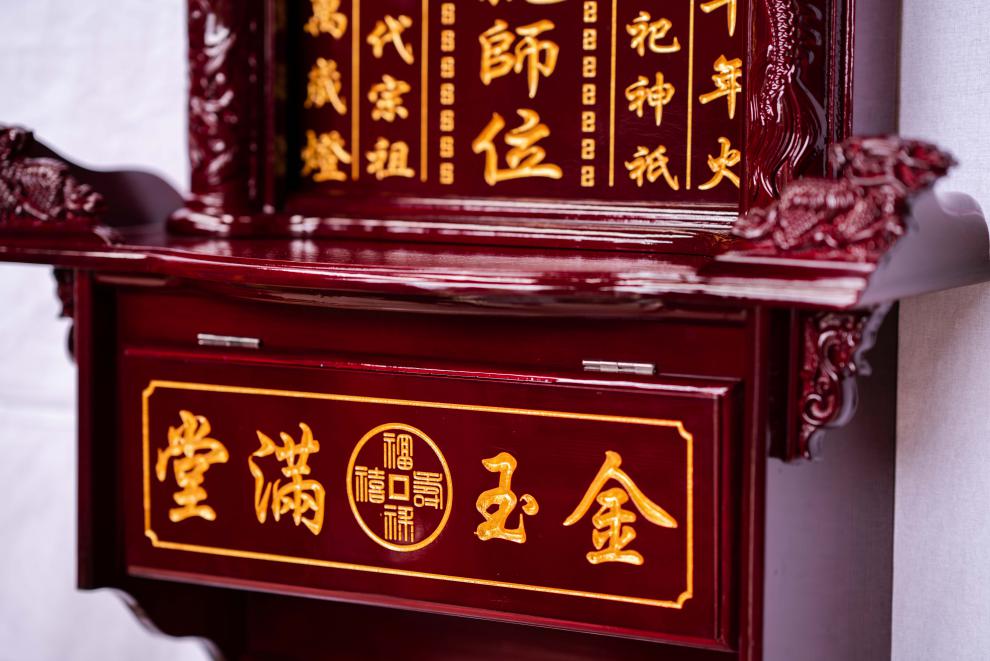 实木雕刻神龛香火台神榜佛龛天地君亲师位供奉台祖先