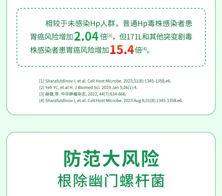 8，康爲世紀（CWBIO）胃幽門螺鏇杆菌核酸檢測非吹氣試紙+劇毒株鋻定無創糞便【機搆檢測】 上門取樣 1人份