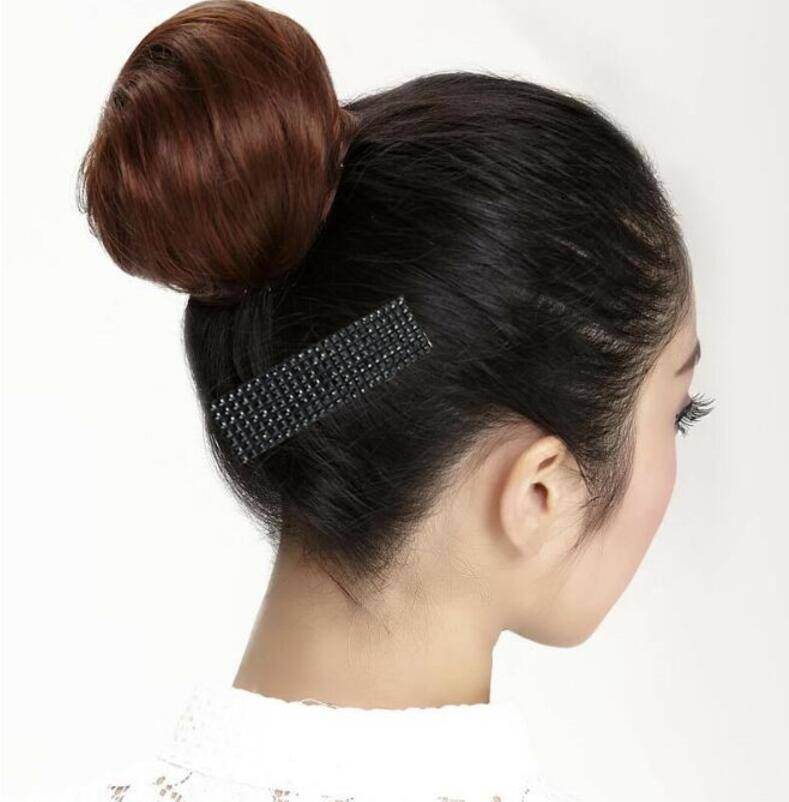 大号水钻bb夹后脑勺黑色一字夹少女小清新刘海碎发夹发卡边夹头饰