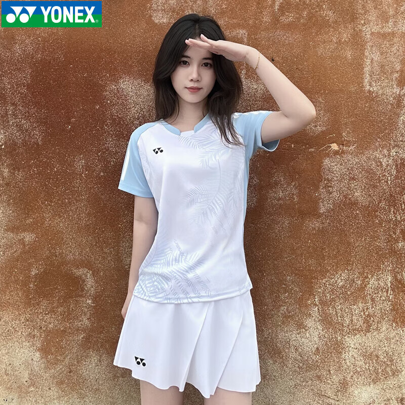 YONEX Badminton Sports T-Shirt Short Sleeve Breathable Men's - 1100326BCR Champagne Color L 4