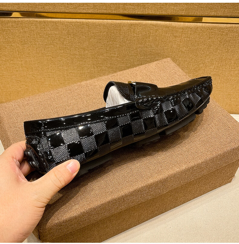 酷奇珀蒂 欧洲站男士豆豆鞋夏季新款透气休闲奢侈品男鞋英伦风潮流