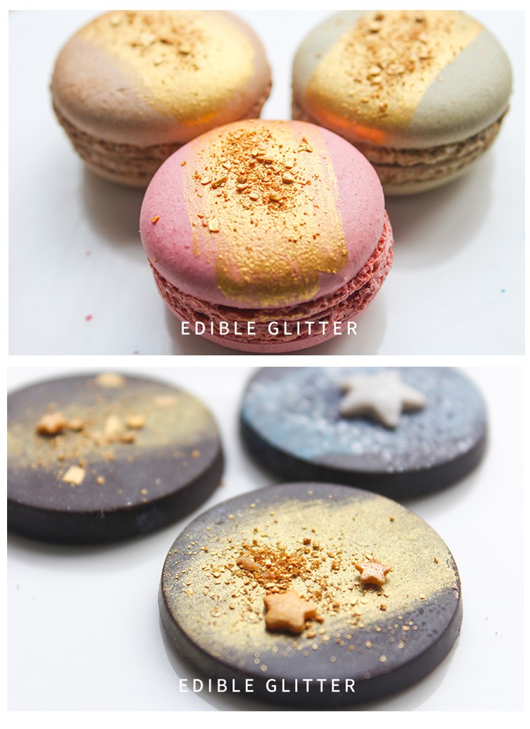 pcb烘焙装饰金粉珠光银粉古铜蛋糕巧克力星空淋面马卡龙不可食用pcb闪