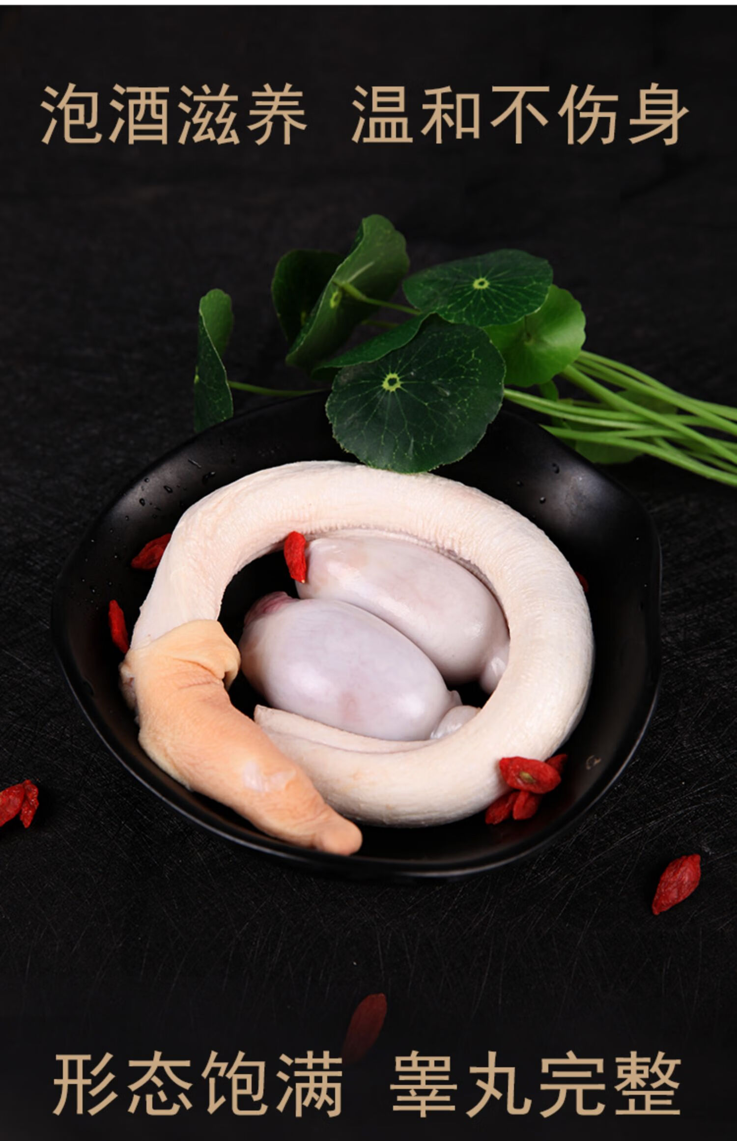 同仁堂授权店新鲜鹿鞭整根整枝冷鲜吉林梅花鹿带睾丸男用滋补泡酒煲汤