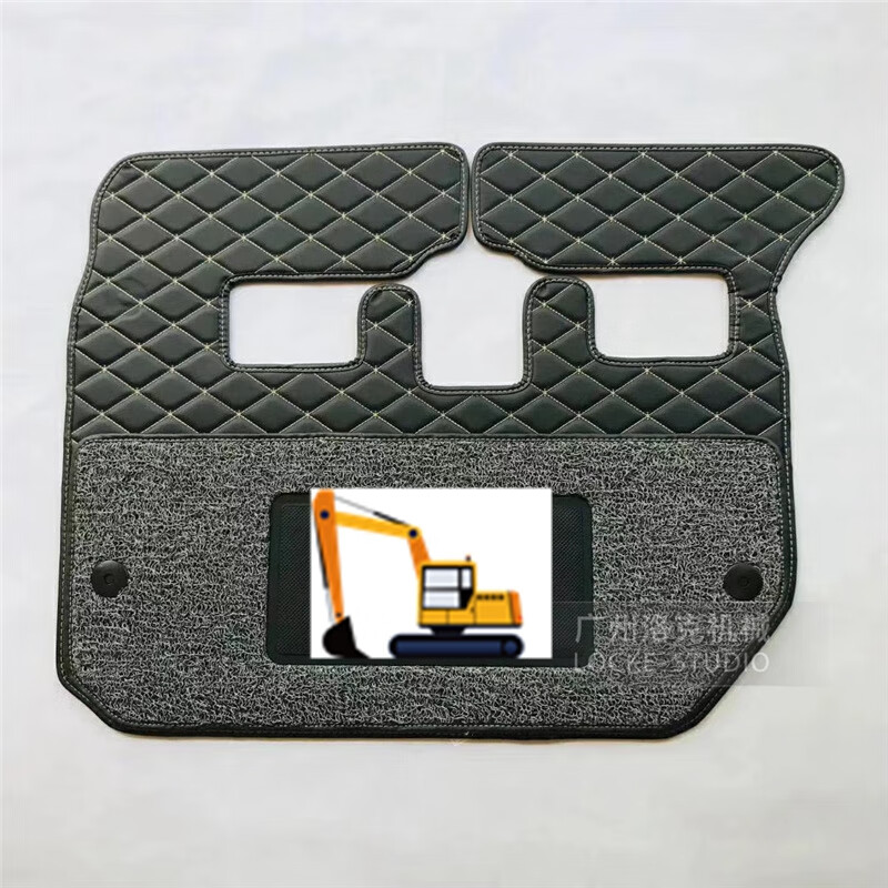 斗山大宇挖掘机脚垫55/60/150/220/225/300-5-7-9驾驶室地毯 精品加厚