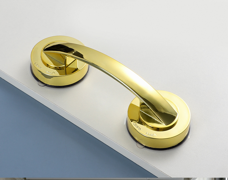 千团精工 玻璃门拉手吸盘式 玻璃门把手免打孔粘贴式小拉手窗户强力