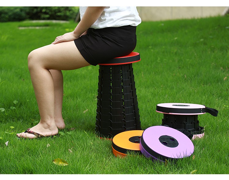 悠拾光地铁旅行排队神器可收缩座椅折叠凳伸缩凳子户外钓鱼便携伸缩凳