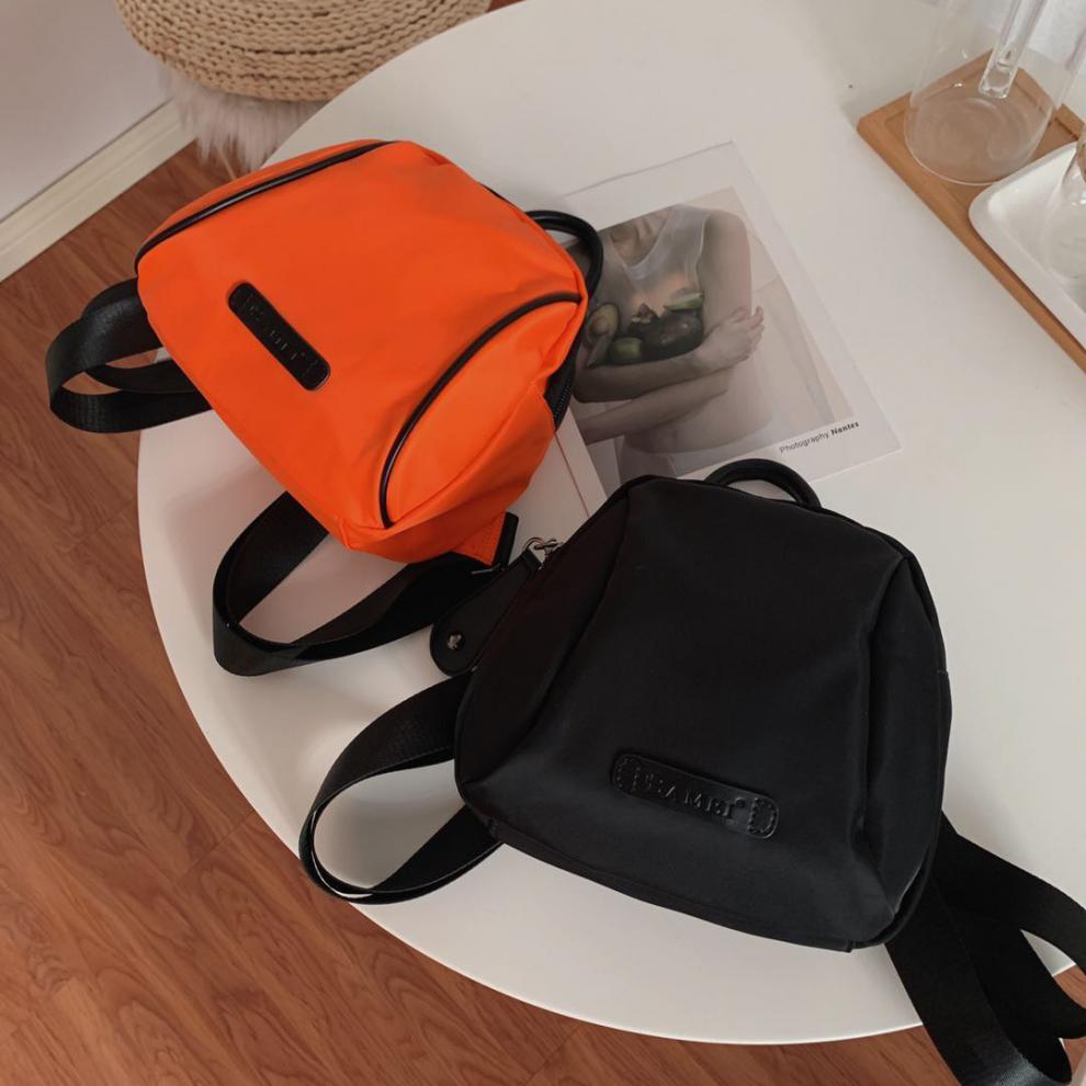 孖佑米瑞蓉新品牛津布三角包 橘色