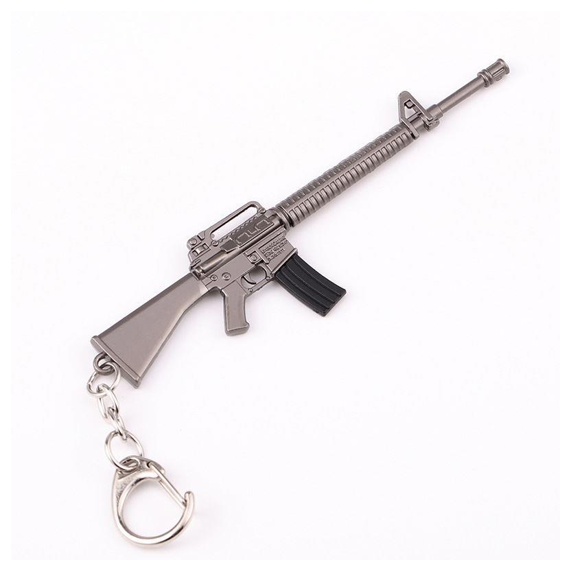 挂吃鸡突击ak47战场男生大砍刀挂链迷你书包吃鸡钥匙扣怀汽车装饰 m24