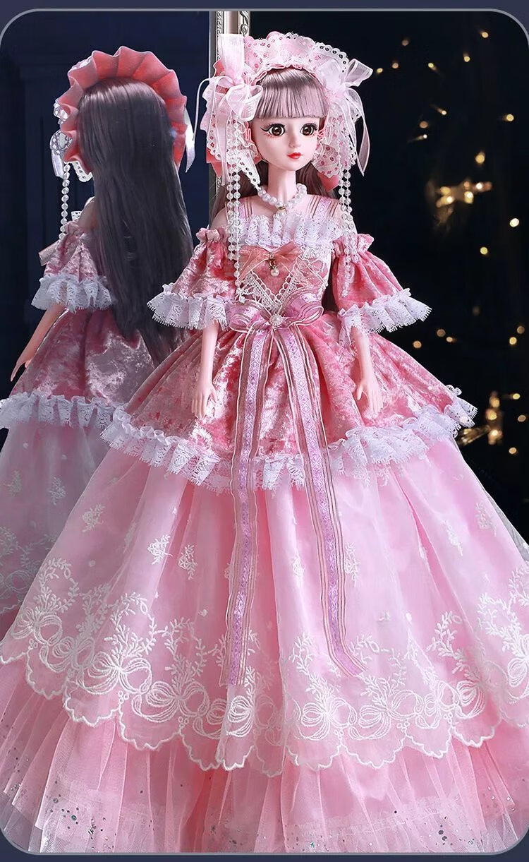 【商场同款】品牌精选80厘米cm大号洋芭比娃娃套装女孩童公主偶衣服