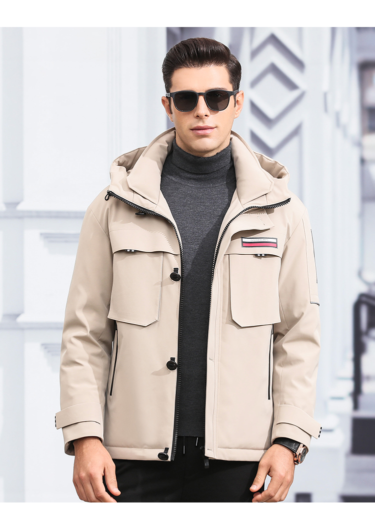 太子龙(tedelon)羽绒服男连帽厚款2020冬季新品中青年休闲时尚韩版