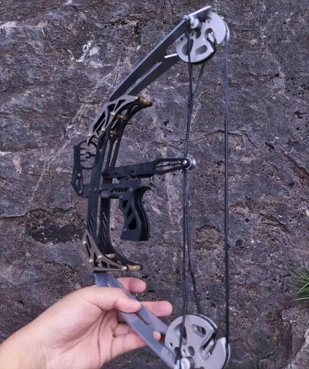 驽弓十字驽猎弓迷你小型弓金属弓箭滑轮弓射箭器材非直拉反曲弓裸弓6