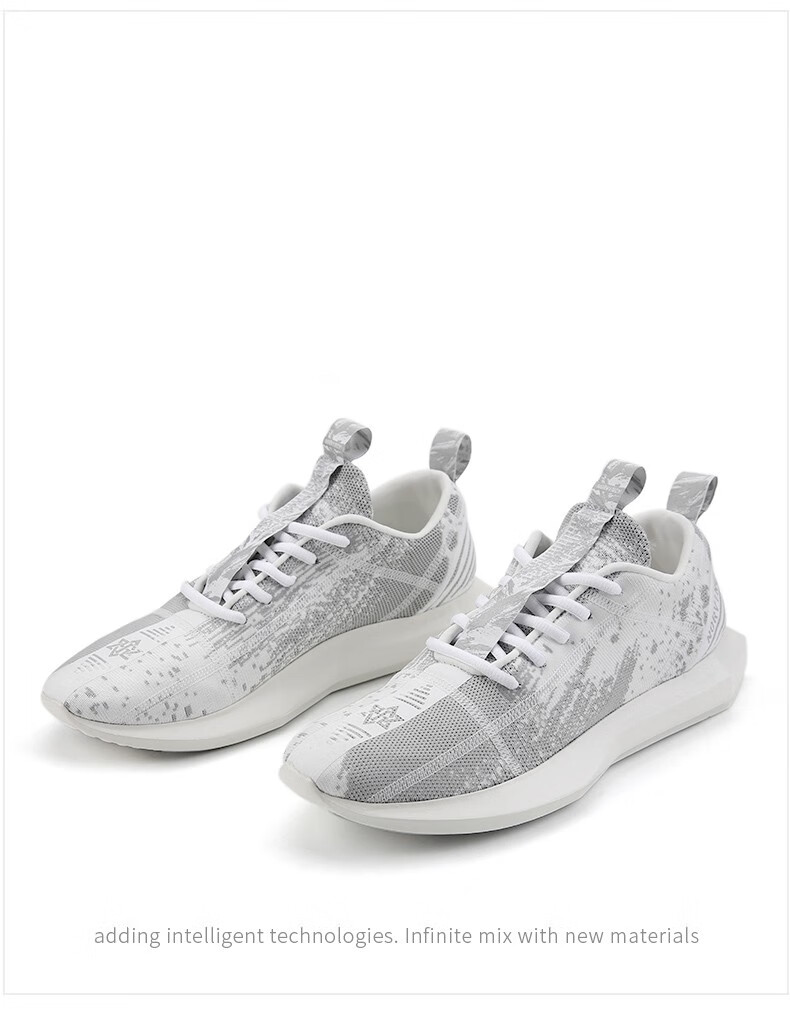 norvincy诺凡希鞋子男春秋季新款迷彩飞织透气户外运动休闲鞋软底跑步