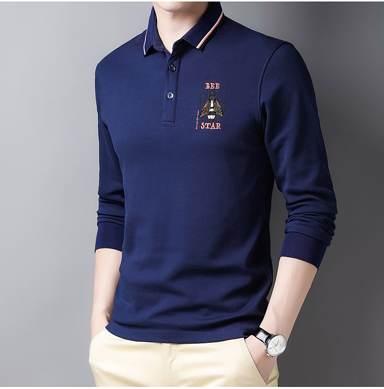 男装 t恤 朗吉奥(lrngeroa) lrngeroa朗吉奥轻奢精品 秋装长袖t恤男