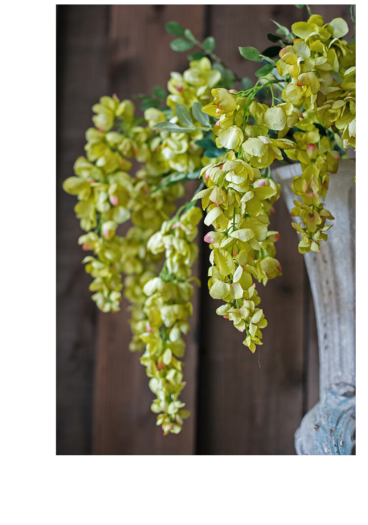 掬涵阿勃勒仿真花垂吊藤蔓缠绕装饰造型花材艺术婚庆造景拍摄道具仿真