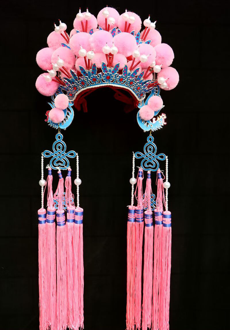 凤凰冠国潮 凤冠帽子新娘帽 凤冠霞帔 五凤冠 影楼拍照 风管霞帔