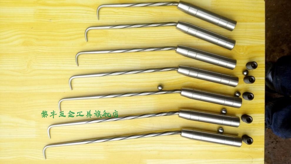 心钢钢筋钩子扎勾不锈钢柄扎铁丝捆钢筋扎勾子 西藏新疆内蒙邮费另算