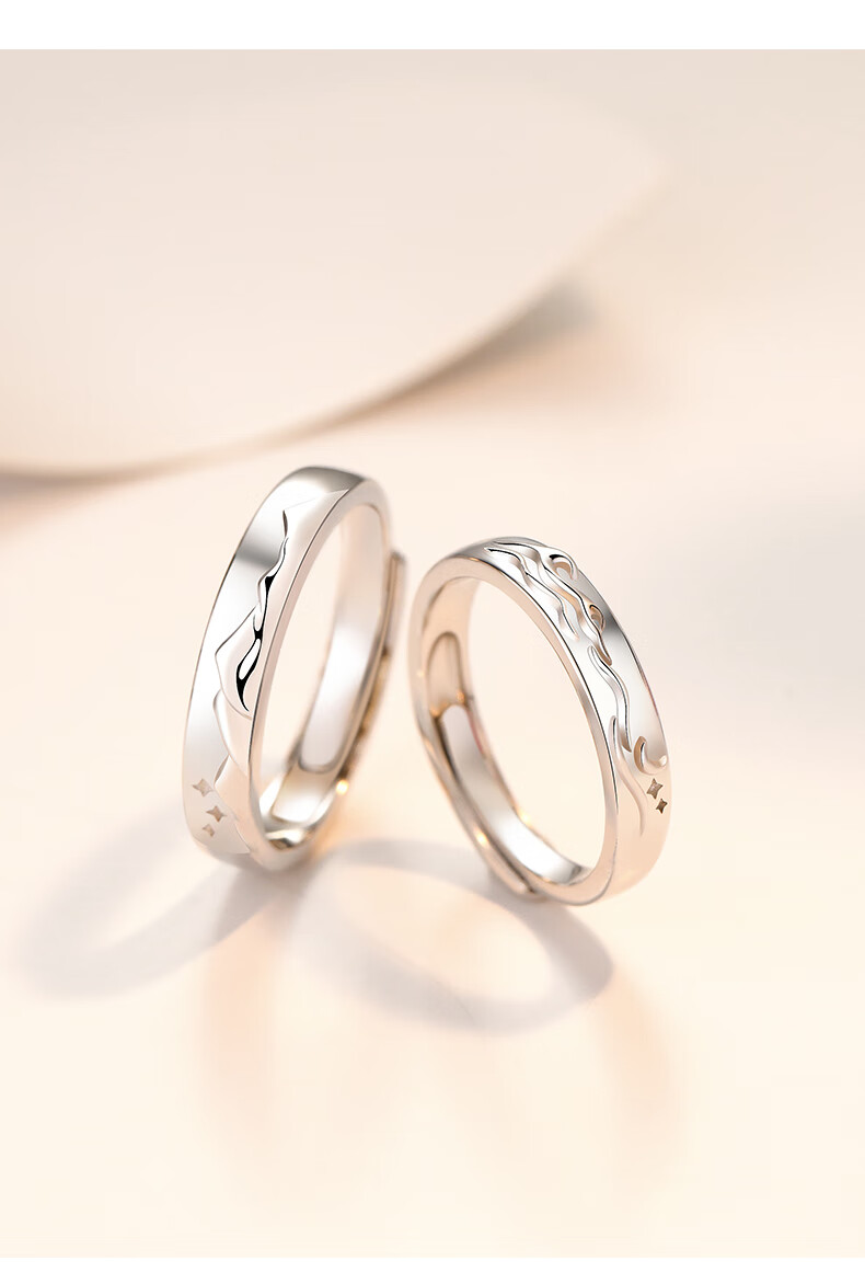 法瑞丝生日女生送男女朋友戒指对戒老婆男生实用纪念有意义特别情侣好