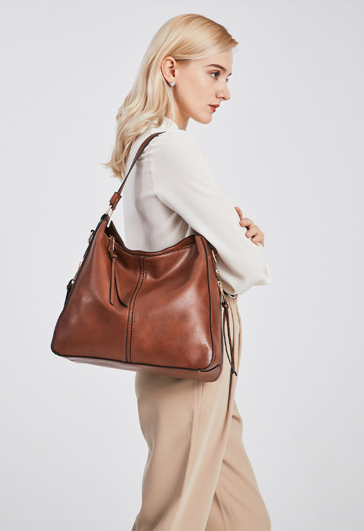 【特价】捡漏轻奢品牌欧美潮百搭托特包真皮腋下包手提单肩斜挎包大包