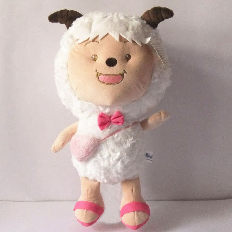 与灰太狼毛绒玩具美羊羊毛绒玩具公仔玩偶时尚装美羊羊 学生装懒羊羊