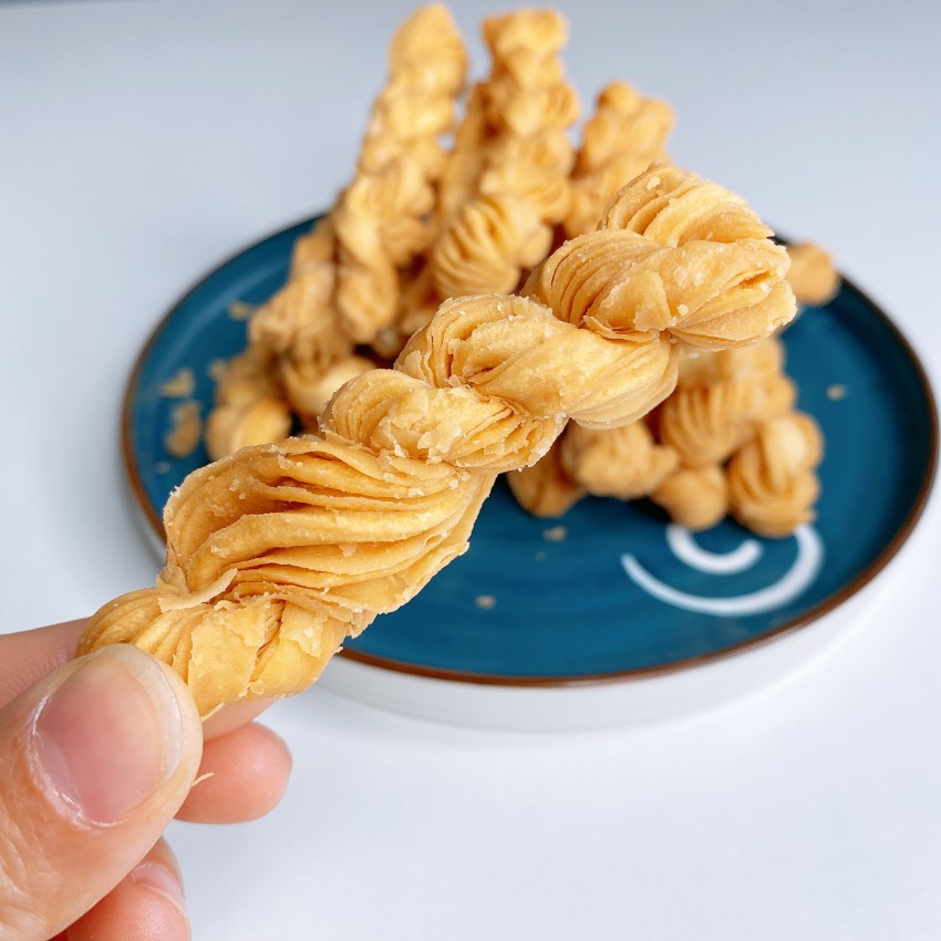 千层麻花泸溪河香甜酥脆麻花泸溪河美食糕点400g【图片 价格 品牌