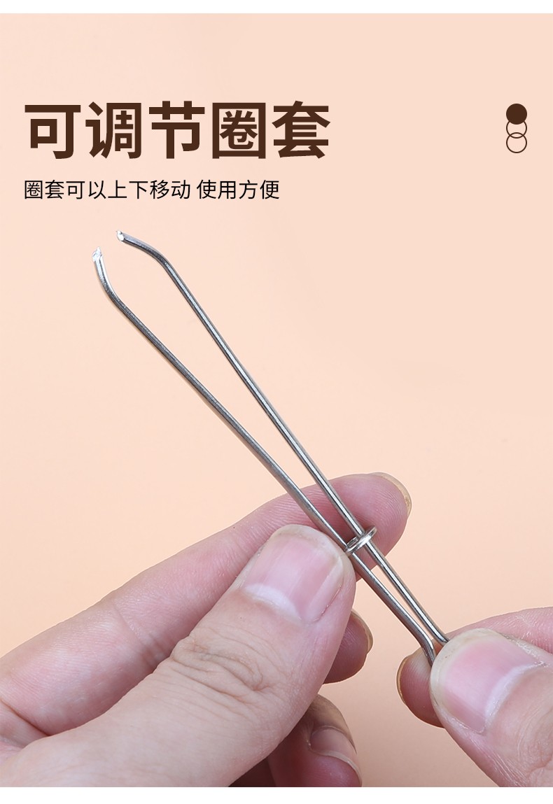 裤子腰绳专用穿绳器松紧带橡皮筋穿带器裤腰橡筋带穿引器夹子工具