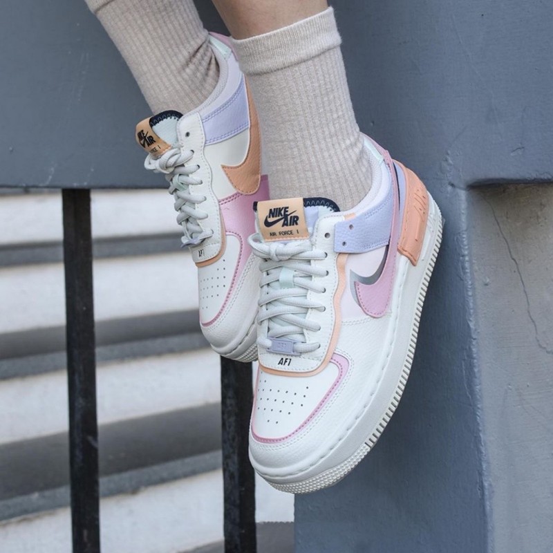 耐克女鞋nikeaf1空军一号airforce1shadow马卡龙时尚潮流运动休闲鞋ci