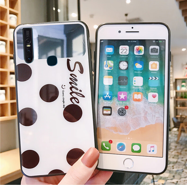 vivos1pro手机壳女款vivos1手机套超薄x27保护壳si网红玻璃sl (s1pro)