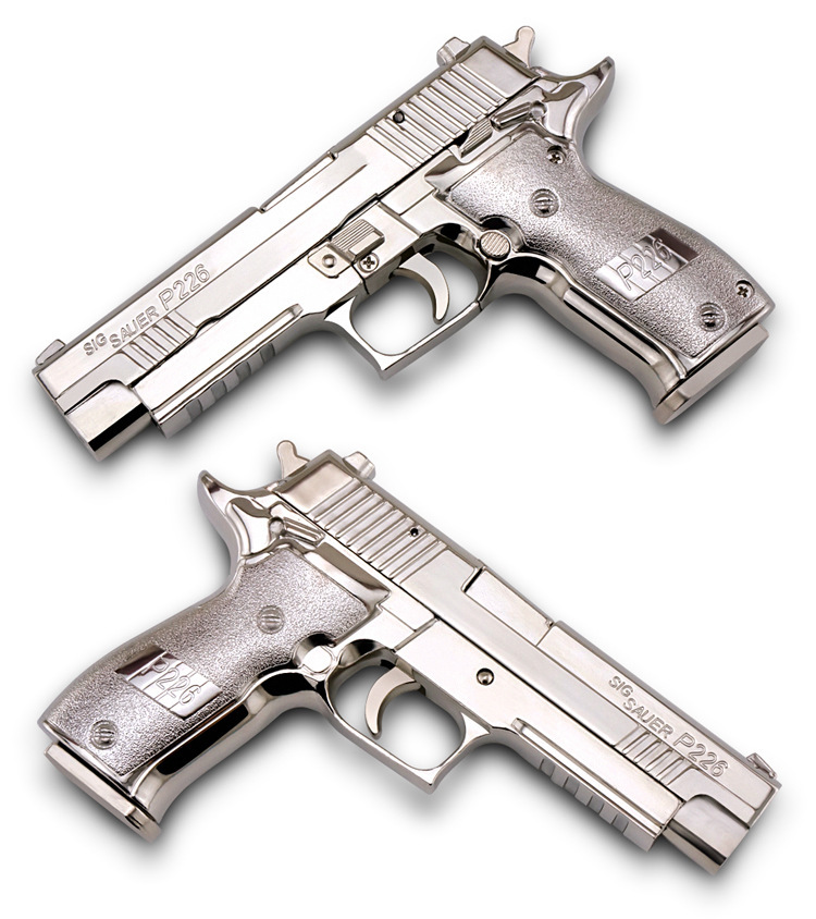 p226合金全拆枪模1205儿童金属合金兵人器玩具枪抢模型不可发射p226