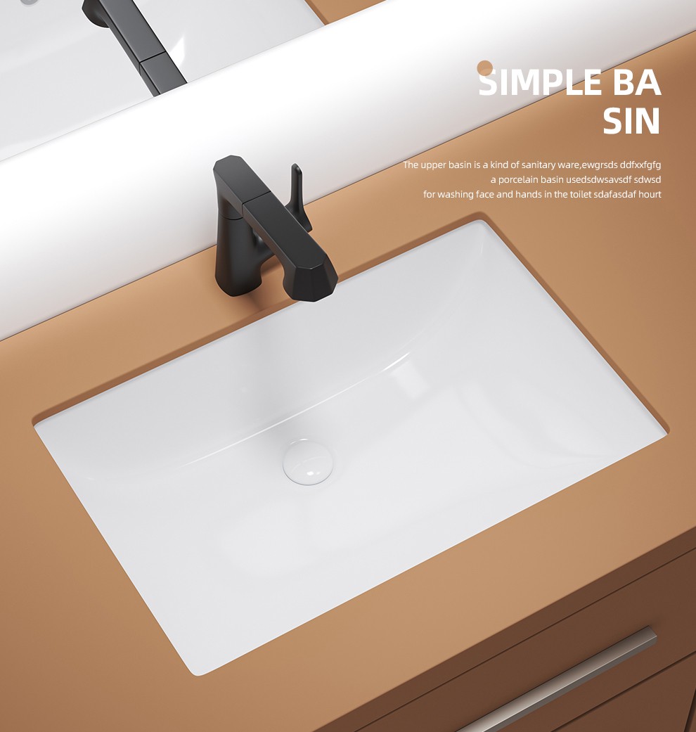 洗面盆卫生间浴室大容量阳台小号洗手盆17寸方形下水套件440320190mm