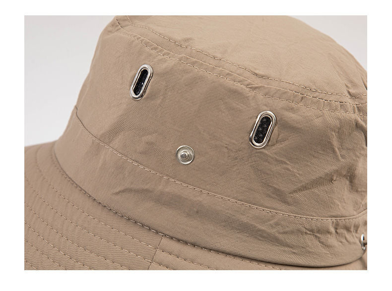 透气晒户外登山钓鱼帽西部牛仔帽 黑色-【均码58cm】【图片 价格 品牌